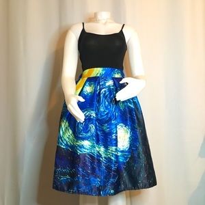 Starry Night Skirt S Van Gogh